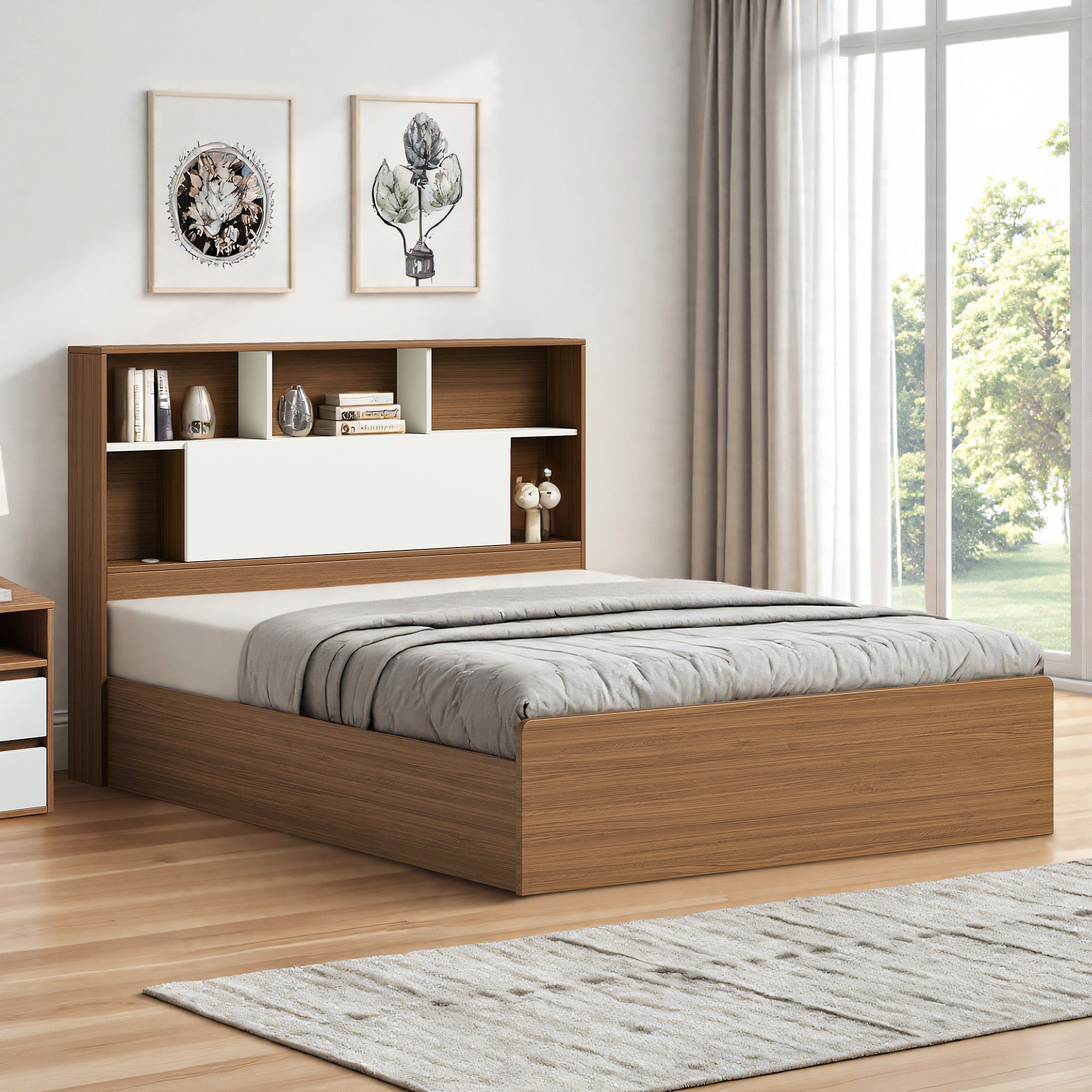 Ånsel Storage Bedframe, Queen