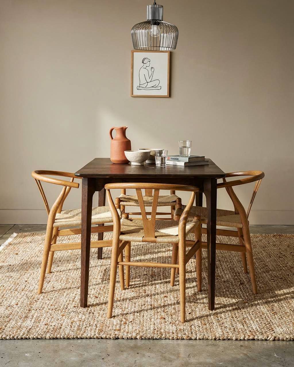 Årma Dining Table, Claro Walnut, 1.4M