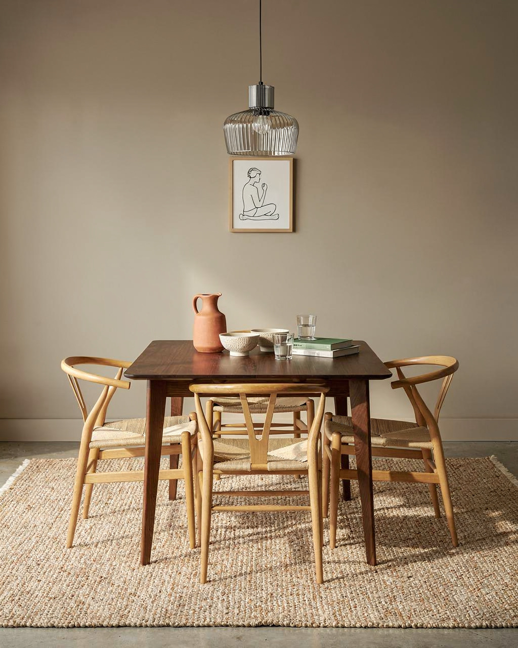 Årma Dining Table, Claro Walnut, 1.6M