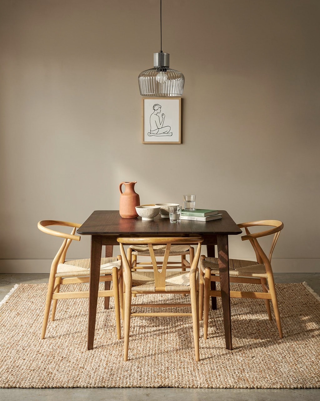 Årma Dining Table, Claro Walnut, 1.8M
