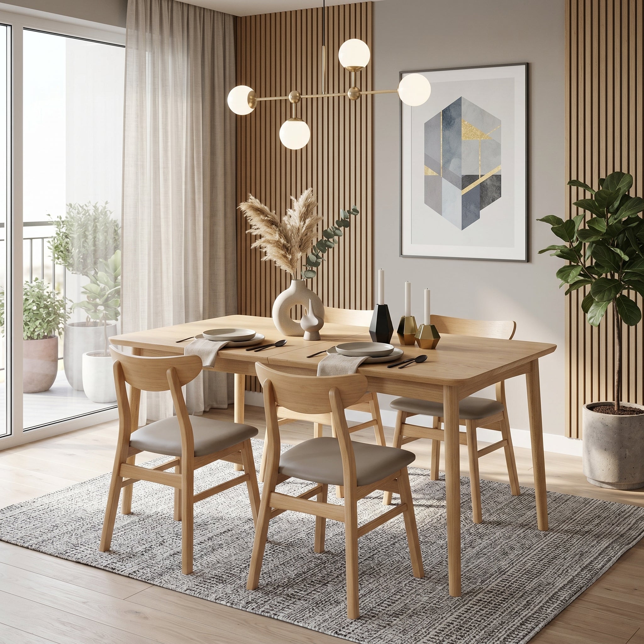 Légno Extendable Dining Table, 1.4-1.7M, Wood