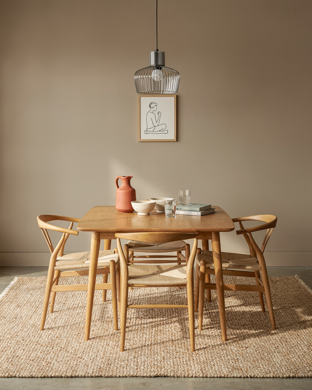 Légno Solidwood Dining Table, 1.6M Wood
