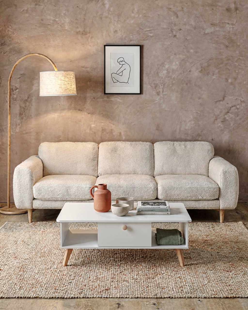 Olv Coffee Table, 1M, White