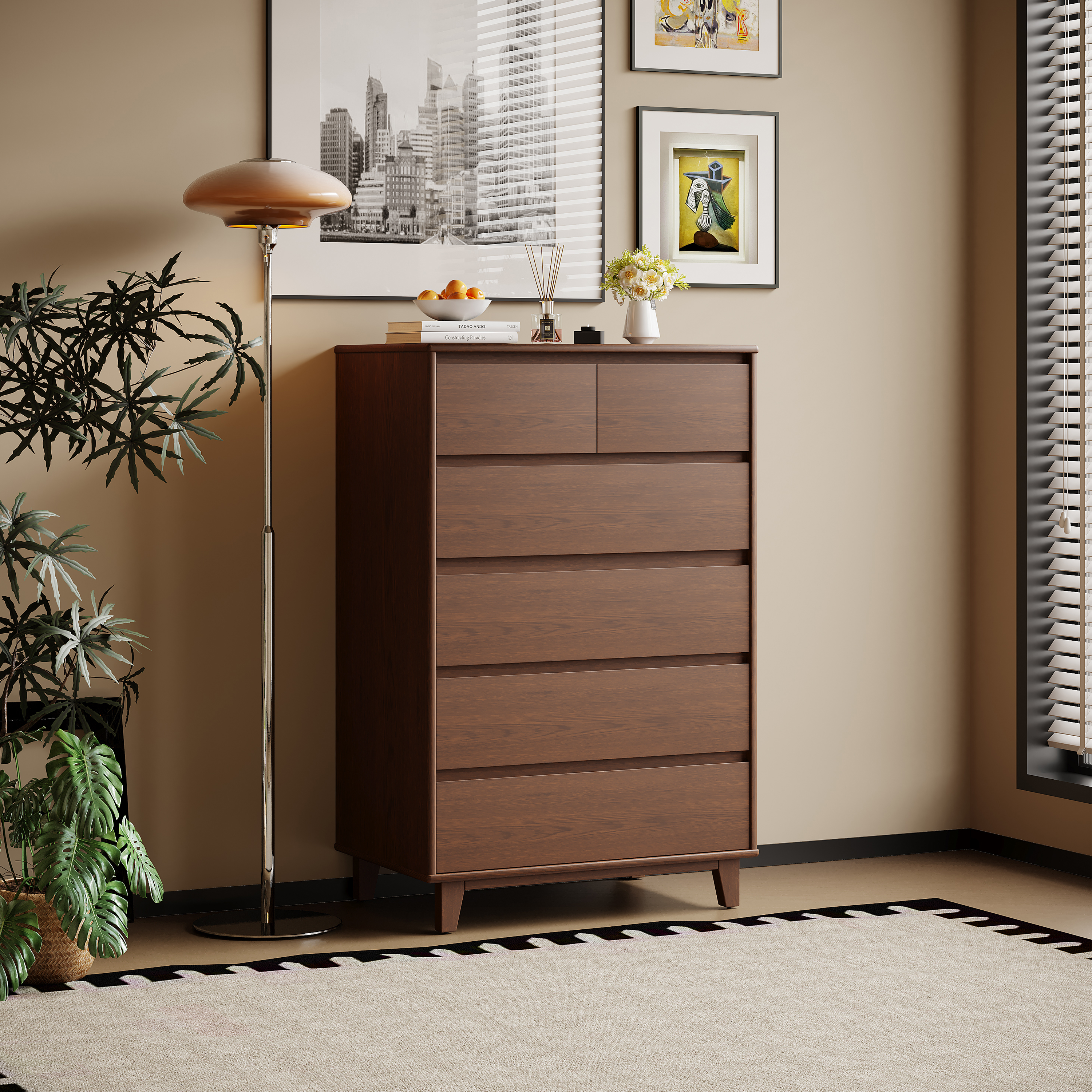 Ørel 2 over 4 Tallboy, Claro Walnut