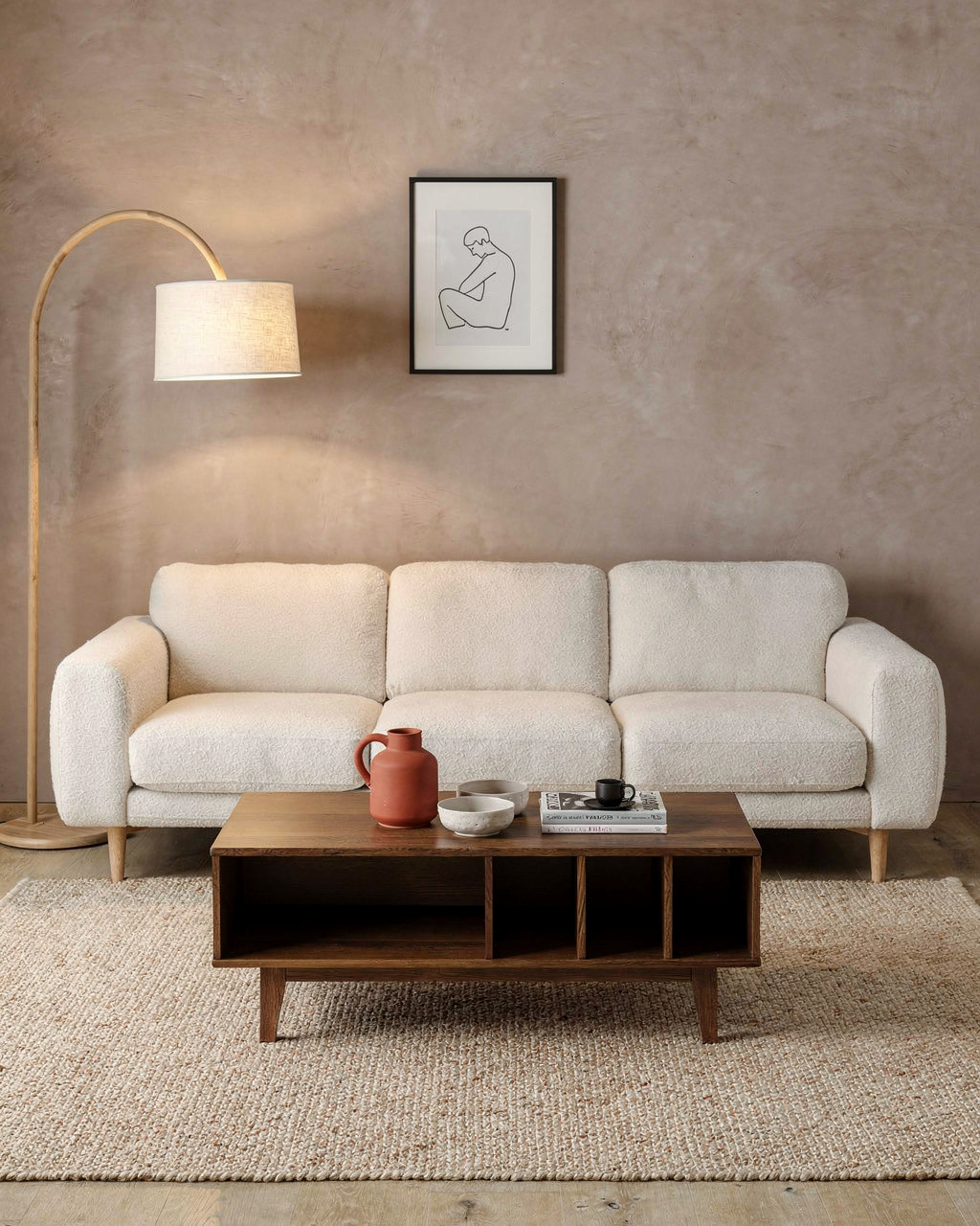 Ørel Coffee Table, Claro walnut