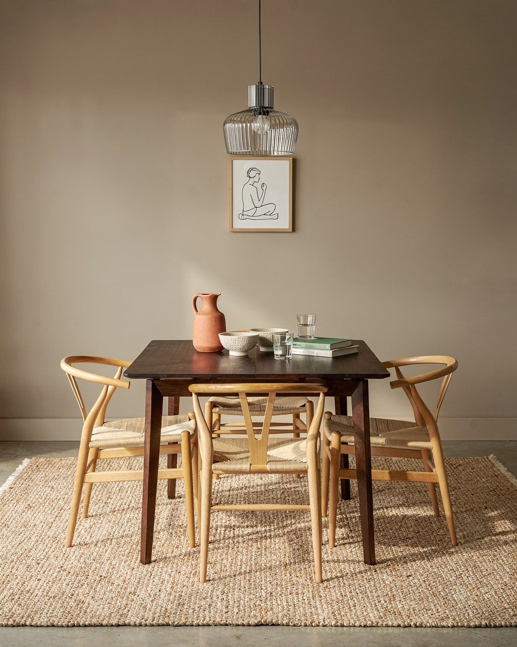 Ørel Standard Dining Table, Claro Walnut, 1.8M