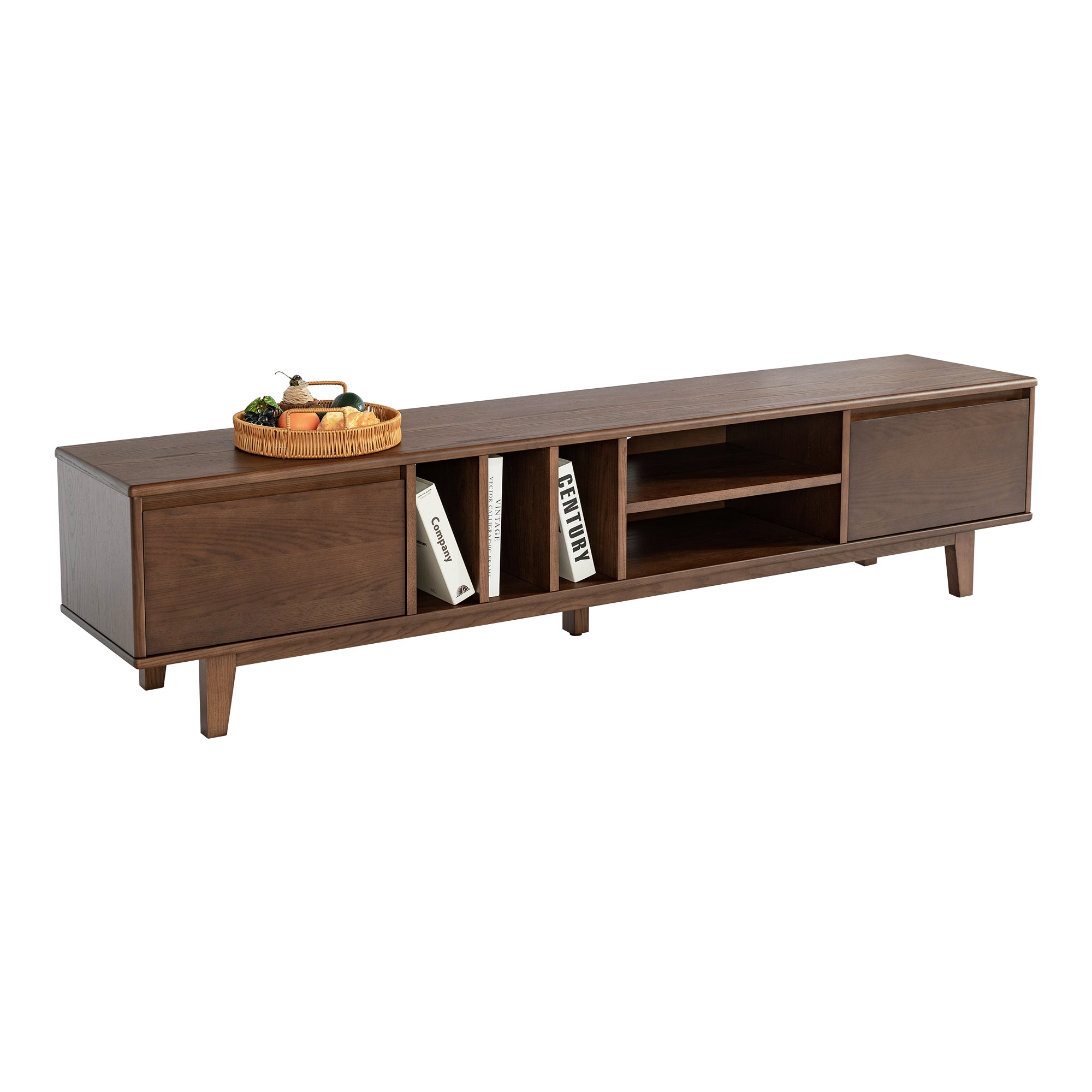 Ørel TV Stand, 2M, Claro Walnut