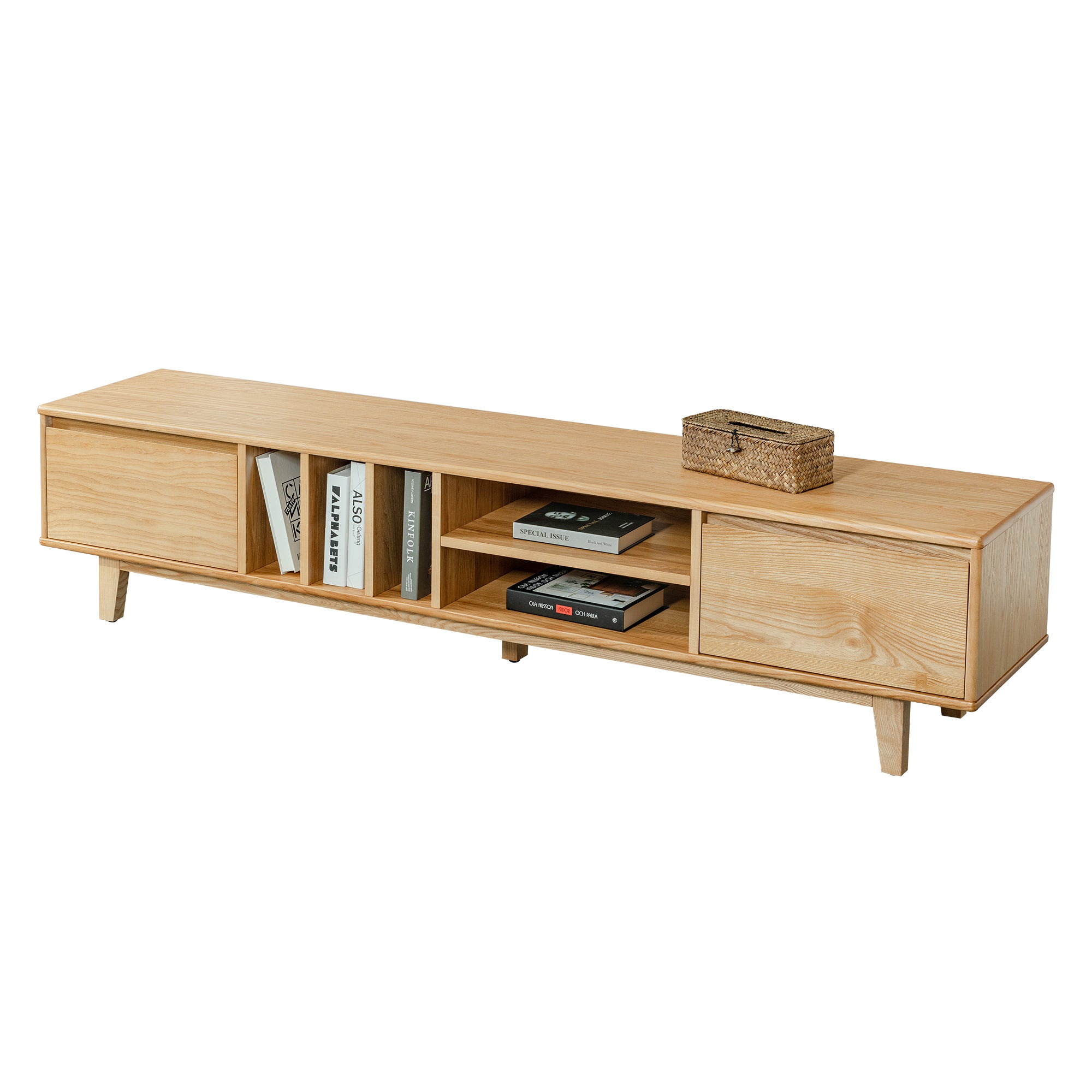 Ørel TV Stand, 2M, Wood