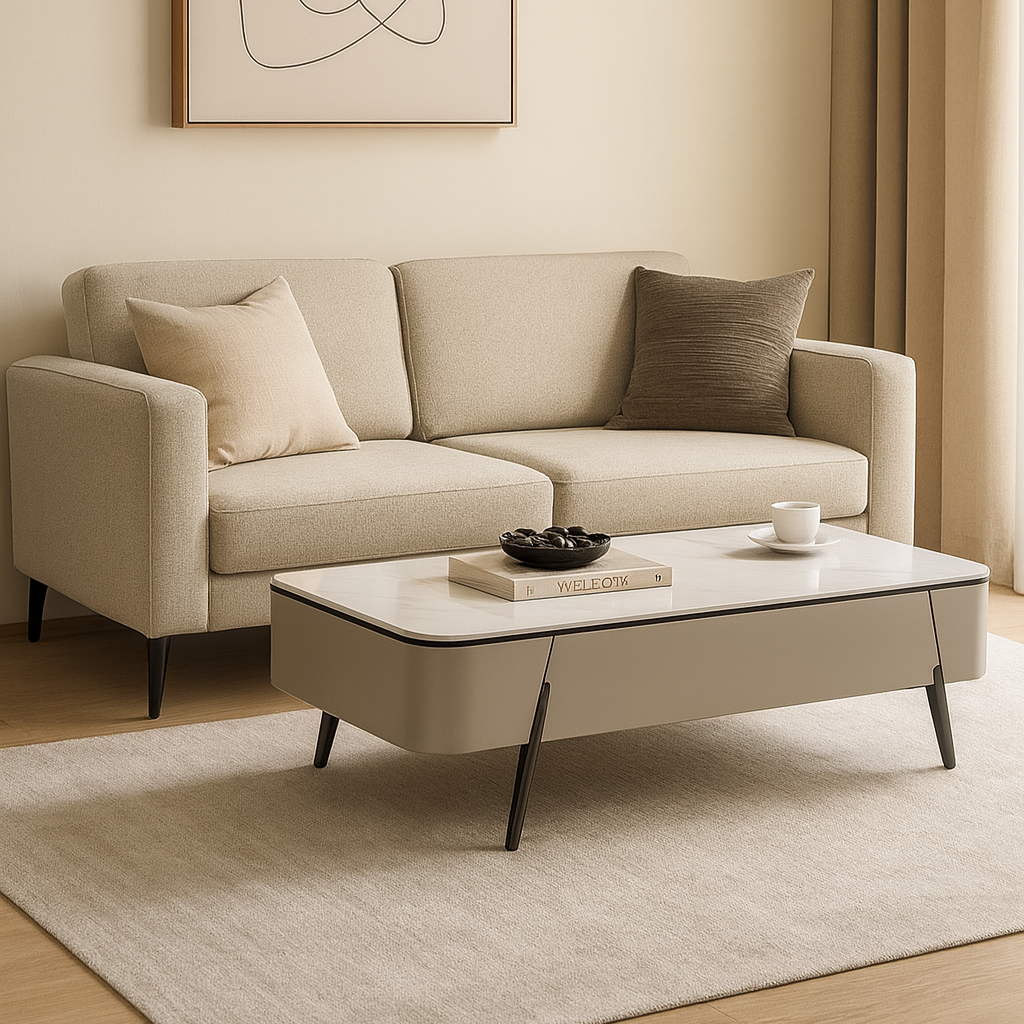 Röm Microcrystalline stone Coffee Table