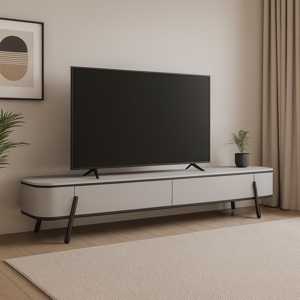 Röm Microcrystalline stone-top TV Stand 2M