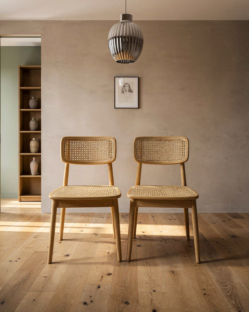 Sæss Dining Chair, Wood, Set of 2