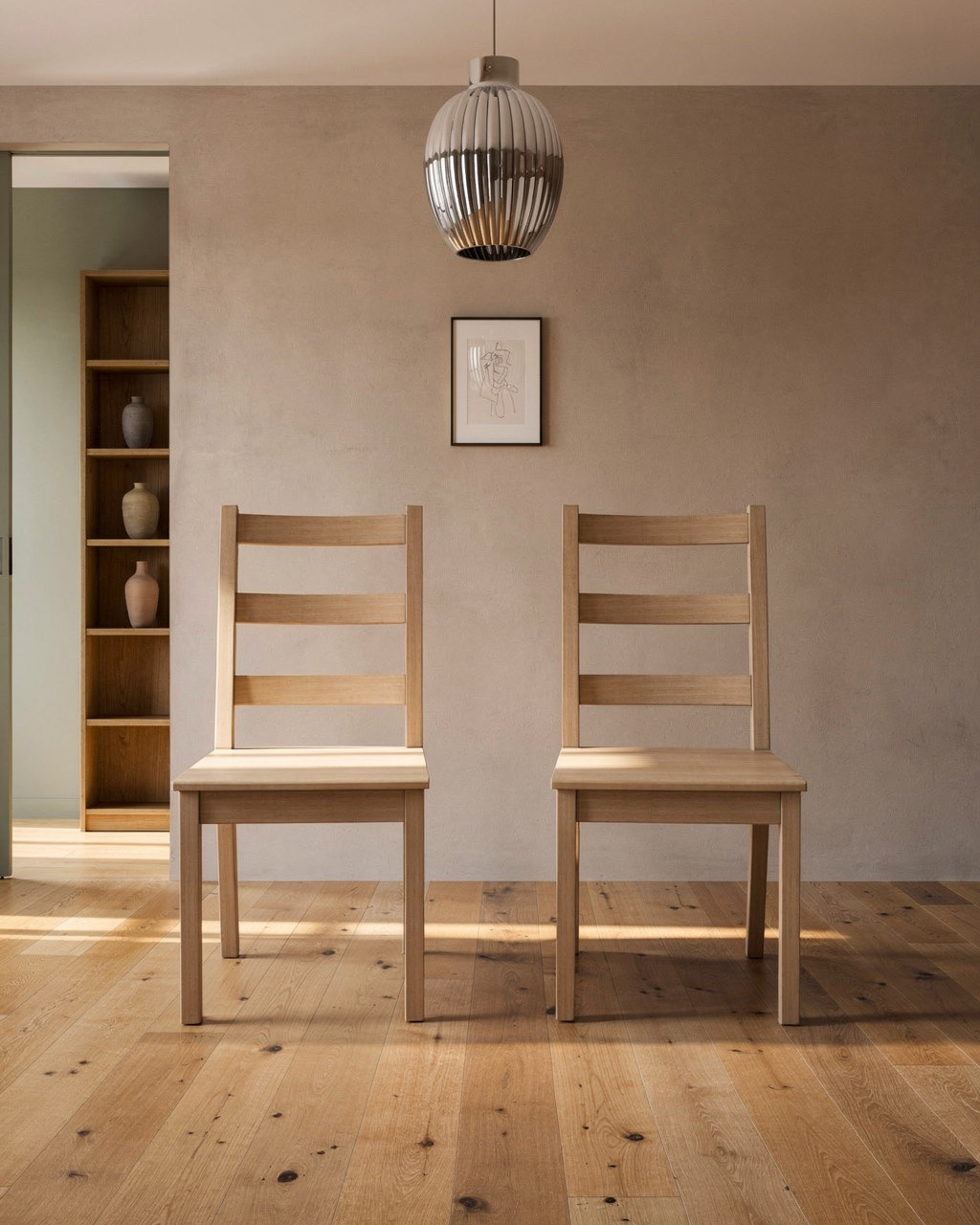 Sänz Dining Chair, Wood, Set of 2