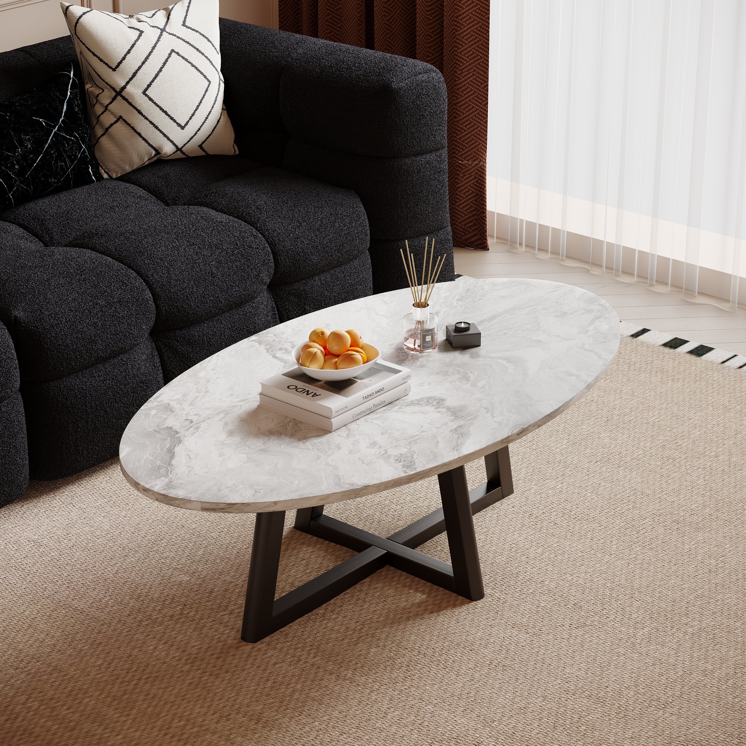 Tova oval-shaped Coffee Table
