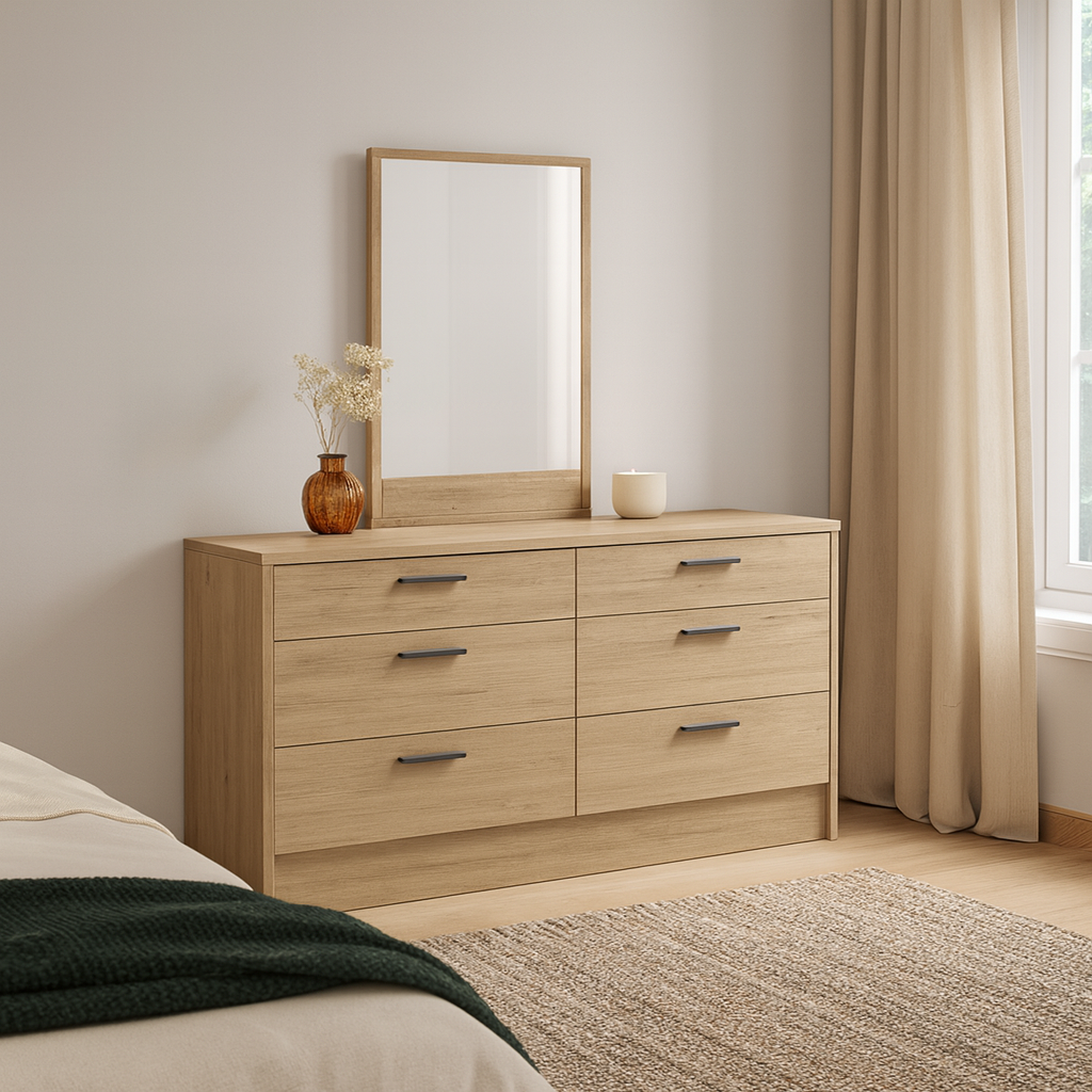Væla Mirror, Grey Oak