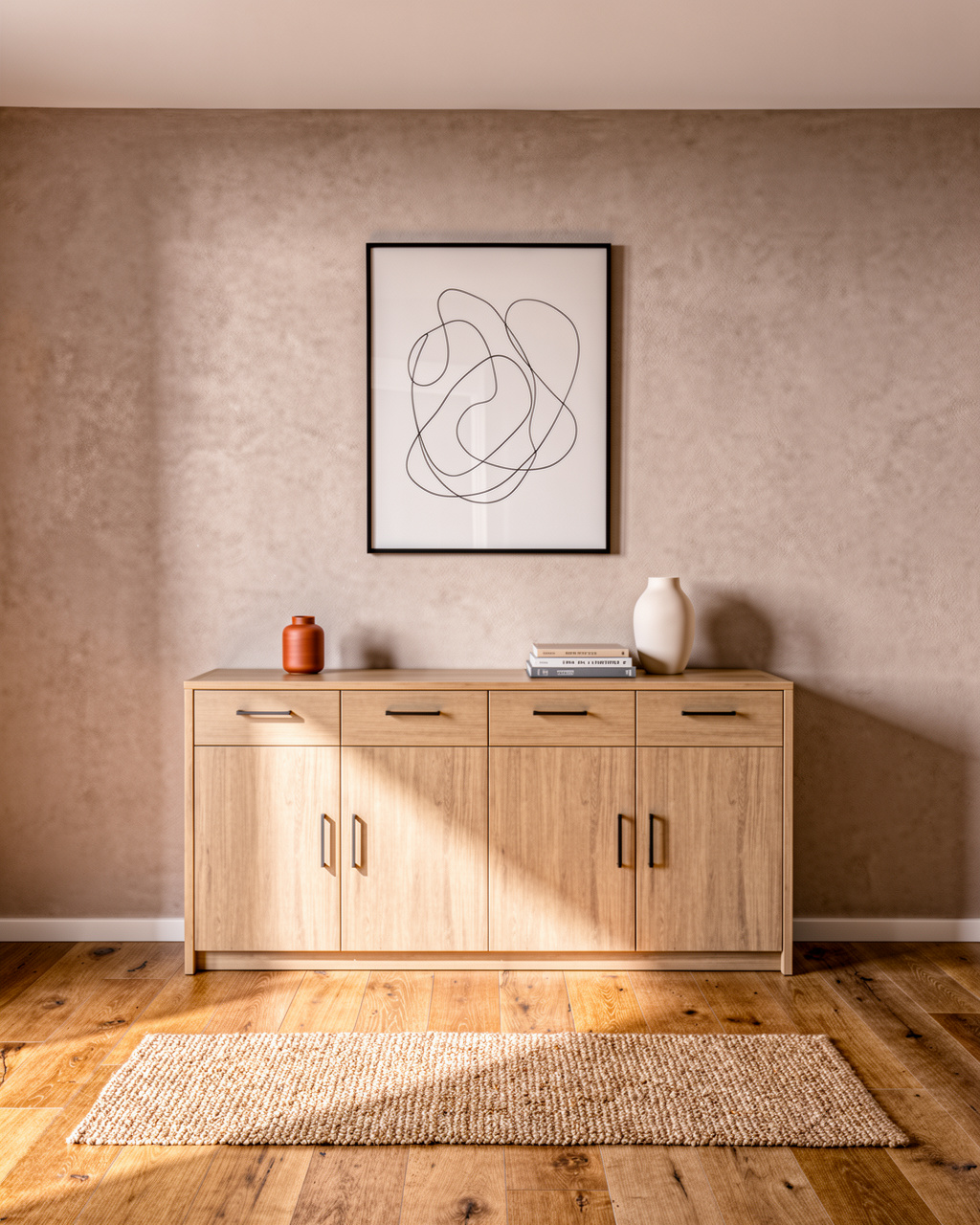 Væla Sideboard, Grey Oak
