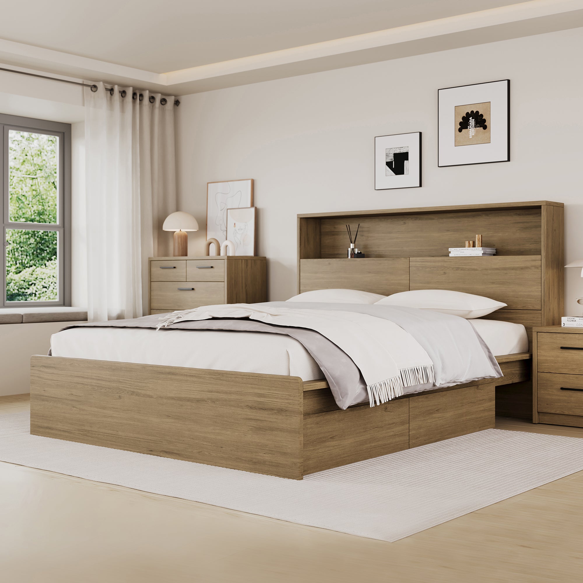 Væla Storage Bedframe, King